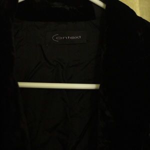 Black Velvet Context Coat